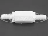 Обратный клапан, одинарный, пластик, 2x 9,5mm шланг
